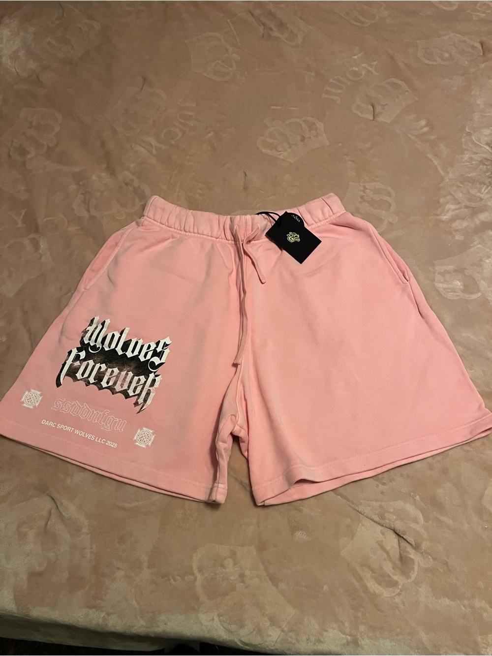 Darc Sport Wolves Forever Pink Women's Lounge Shorts